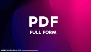 PDF FULL FORM