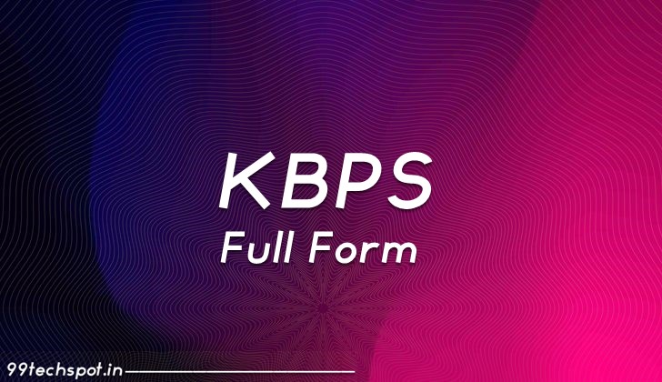 What is kbps full form in Hindi